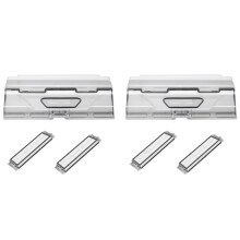 2X Dust Box Parts for Vacuum Cleaner S5 MAX S6 MaxV S6 PURE T7 PRO Robot Dustbin with Filter Accessroies
