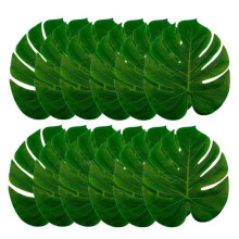 Artificial Tropical Leaves Jungle Party Decoration Animal Summer Hawaiian Wedding Home Table Decor XXL