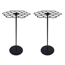 2X Présentoir à Médailles Rotatif, Support de Table pour Médailles Pouvant Contenir de 45 Médailles, Idéal pour les Marathons Sportifs