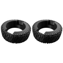2X Reifen-Visitenkartenhalter - Wheel-Shop-Display-Ständer, Desktop-Arbeitsplatte