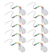 10X Soleil Capteur Feng Shui Cristaux Fenêtre Grand Ab Ab Drop Prism Décoration