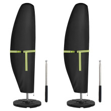 2X Patio Paraplu Parasol Cover 420D Waterdichte Outdoor Paraplu Cover Past Cantilever Offset Paraplu 210 X 45 X 72/32 cm
