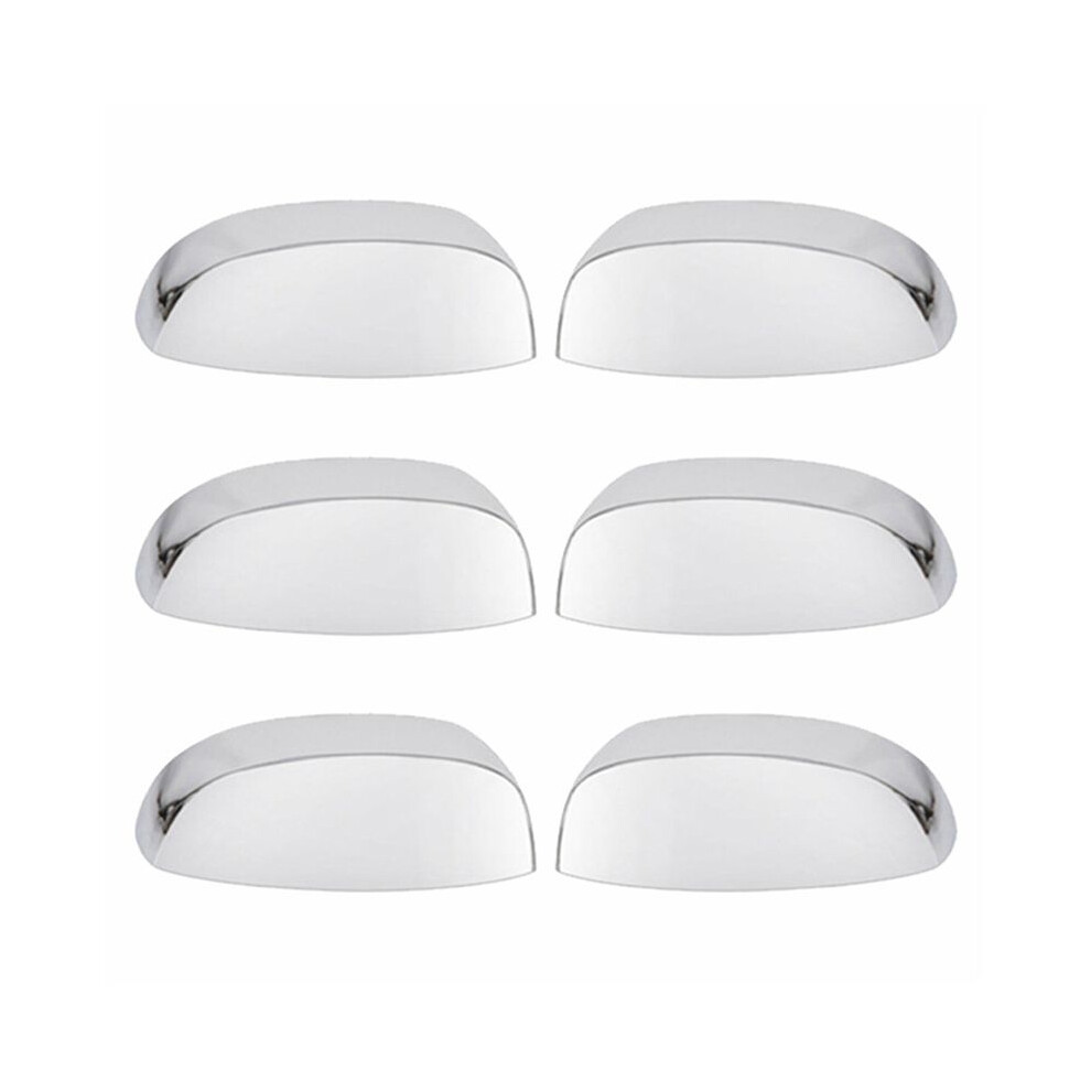 6X Chrome Side Mirror Cap Outside Rear View Mirror Housing 25788157 25788156 For Chevy Silverado/For Sierra 6031011445065