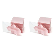 200 Pezzi di Panno per La Pulizia Dei Gioielli, Panno per Lucidatura Professionale Confezionato Singolarmente, Panno per Lucidatura Argento Rosa 8,1 X