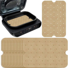 Forros de Papel Pergaminho para Fritadeira um Ar de 400 Peças para Foodi XL FG551 6-Em-1 Grill Interno para Acessórios Foodi
