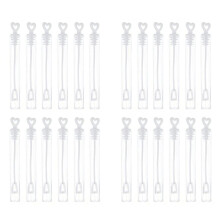 100Pack Love Stick Tube Bubble Soap Bottles, Birthday Party Favors Decoration Gifts Toy for Kids