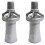2PC 1/4 Thread Shape Venturi Spray Nozzle Mixed Flow Stir Beat  Electrophoretic Pool Plastic Sprinkler 1