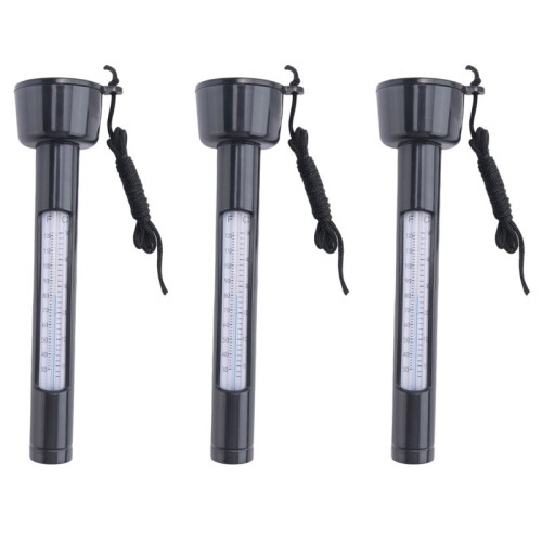 3X Pooltermometer Utomhuspool Vattentermometer Flytande Pooltermometer för Pool