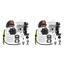 2X SRM 225 Carburetor for Echo SRM-225 225 PAS 225 PE 225 SHC 225 Trimmer Weedeater with SRM 225 Air Filter Case