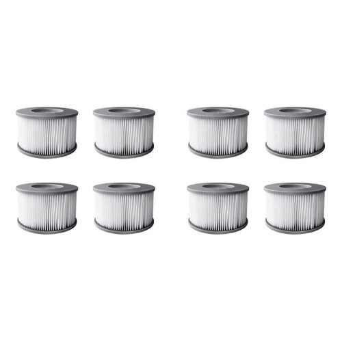 8st 2020 Poolfilter för MSPA FD2089 Uppblåsbart Badkarfilter Poolfilter