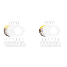 24Pack 8 /3Inch Sublimation Wind Spinner Blanks Wind Spinners Hanging Wind Spinners for Indoor Outdoor Garden Decoration
