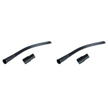 2X Longue Buse Plate 32 mm/35 mm Adaptateur Tuyau Ensemble TĂŞte de Nettoyage Aspiration Flexible Extra Long Tuyau Plat pour Aspirateur