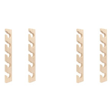 4 Pcs Porte-Chapeau pour Mur en Bois Casquettes de Baseball Organisateur Mural Support de Chapeau de Baseball Porte-Chapeau Vertical pour Placard