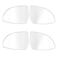 2Pair Heated Rearview Mirror Glass Lens for X3 G01 X4 F26 G02 X5 F15 G05 X6 F16 G06 2013-2020 Side Door Wing Mirror
