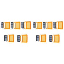 10 Pcs Air Filter Set for Ts410 Ts420 TS 420 Concrete Cutting Saw Replacement 4238-140-4402