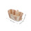 Seau Bois Sauna Naturel, Rangement Douche, Caddie Compact 3