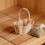Seau Bois Sauna Naturel, Rangement Douche, Caddie Compact 4