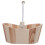 Seau Bois Sauna Naturel, Rangement Douche, Caddie Compact 8
