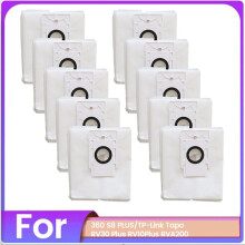 10PCS Dust Bag Set for Tapo RV30 RV10 for 360 S8 RVA200 Vacuum Cleaner Accessories Replacement
