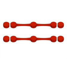 2pcs Air Fryer Magnet Silicone Buckle for Holding Down Air Fryer Parchment Paper Liners,Lock Disposable Liners