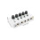 White 4 Channel Mixer Portable Audio Mixer for Home Studio Use 2