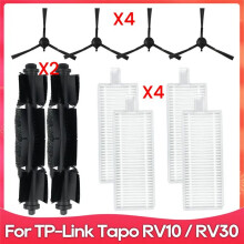 Pour Tapo RV30 / RV30 / RV10 / RV10 / pour Homerun 2000 / 3000 Accessoires de Filtre de Brosse Latérale Principale
