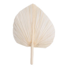 Grandes Folhas de Palmeira Secas Brancas - Qualidade Premium - 3 PeçAs Elegantes Boho Moderno para Casa e DecoraçãO de Casamento - Arte de Parede