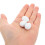 20Pcs Realistic White Plastic Parrot Fake Eggs for Breeding Control 4