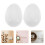 20Pcs Realistic White Plastic Parrot Fake Eggs for Breeding Control 9