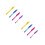 8Pièces Uv Multicolores Pour Messages Secrets Et 4