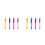 8Pièces Uv Multicolores Pour Messages Secrets Et 6