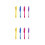 8Pièces Uv Multicolores Pour Messages Secrets Et 8