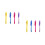 8Pièces Uv Multicolores Pour Messages Secrets Et 9