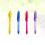 8Pièces Uv Multicolores Pour Messages Secrets Et 10