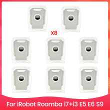 Sac à Poussière pour Aspirateur pour I7+I3 E5 E6 S9, Pièces Détachées, Accessoires de Nettoyage Ménager Efficaces, 8 Pièces
