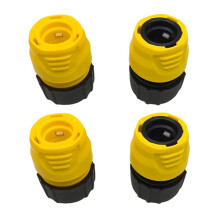 Hose Coupling Straight Coupling Water Stop Valve Joint for 1/2 Inch 5/8 Inch 3/4 Inch Gardening Watering Pipe