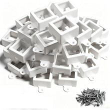 45 Pack Light Clips for H705A/B/C/H805 Outdoor Lights with 90 Screws Secure Mounting Brackets for Permanent