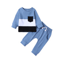 (6-12 Months, Blue) Φθινοπωρινά ρούχα για μακρυμάνικα μπλουζάκια.