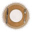 Set de 8 Sets de Table Ronds, Tapis de Table en Jute Tissé Boho ûrPompon (Boule Blanche) 3