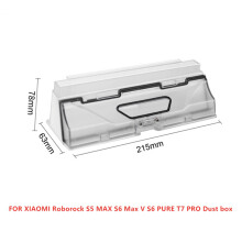 2X Dust Box Parts for  Vacuum Cleaner  S5 MAX S6 MaxV S6 PURE T7 PRO Robot Dustbin with Filter Accessroies
