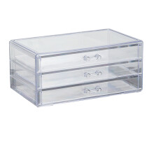 Großer klarer Acryl-Make-up-Organizer 23,5x13,5x10,5cm 200g