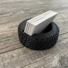 2X Tire Business Card Holder - Wheel Shop Display Stand Desktop Countertop