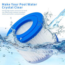 For Type VI Pool Filter Cartridge, 8 Pack of Inflatable Hot Tub and SPA Replacement Filter Compatible with 90352E 58323E