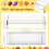 8 Pieces Clear Cracker Tray for Serving Rectangular Cracker Holder Acrylic Serving Tray Food Display Stands for Party 8