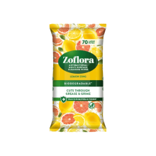 Zoflora Cleaning Wipes Surface Lemon Zing 70's