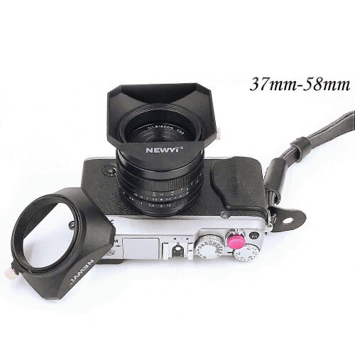 Square Shape Lens Hood for Mini Single Camera(52mm) 2