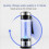 2X Hydrogen Generator Water Cup Filter Ionizer Maker Hydrogen-Rich Water Super Antioxidants Hydrogen Water Bottle 4