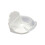 Support pour perroquet peu encombrant, doté d'une tasse-Blanc 1
