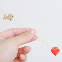 200Pcs Christmas Cocktail Picks Sticks Toothpicks Decorative Skewers XmasParty Picks for Food Garnish Skewer Sticks A