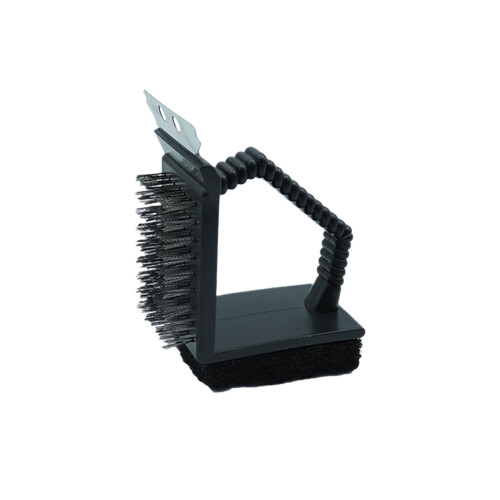 Practical Stainless Steel BBQ Cleaner Brush-Steel wire type